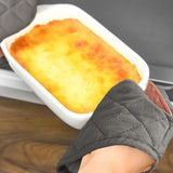 Manopla de horno de silicona con forma de pez