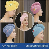 Gorro turbante de secado rápido para el pelo