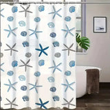 Cortina de ducha estampada impermeable