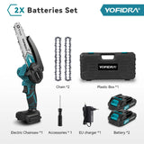 Mini motosierra YOFIDRA 6" con engrasador