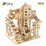 Puzzle 3D de madera: catapulta eléctrica
