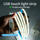 Tira LED COB regulable con sensor táctil 5V