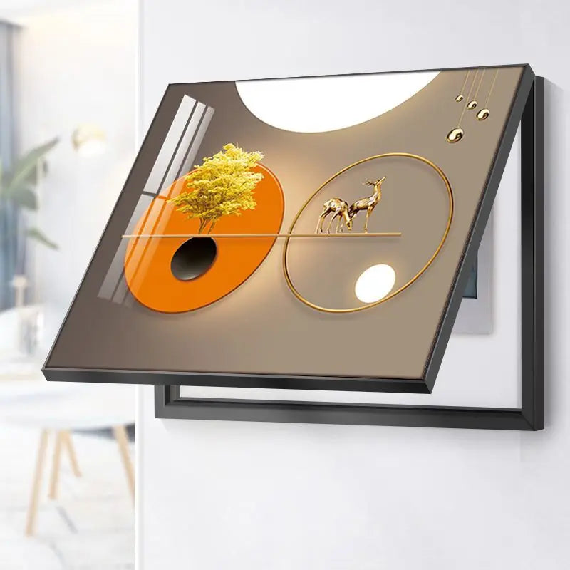 Tapa decorativa cuadro eléctrico (lámina abstracta)