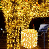 Guirnalda de luces solar para exterior