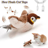 Juguete pájaro interactivo para gatos