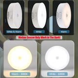 Luz LED con sensor de movimiento recargable