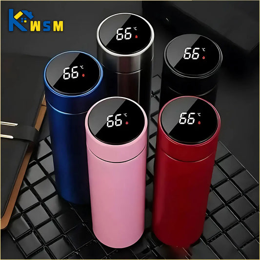 Termo de 500 ml con pantalla de temperatura