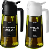 Aceitera pulverizadora 2 en 1 de 470 ml