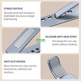 Soporte de aluminio plegable para portátil