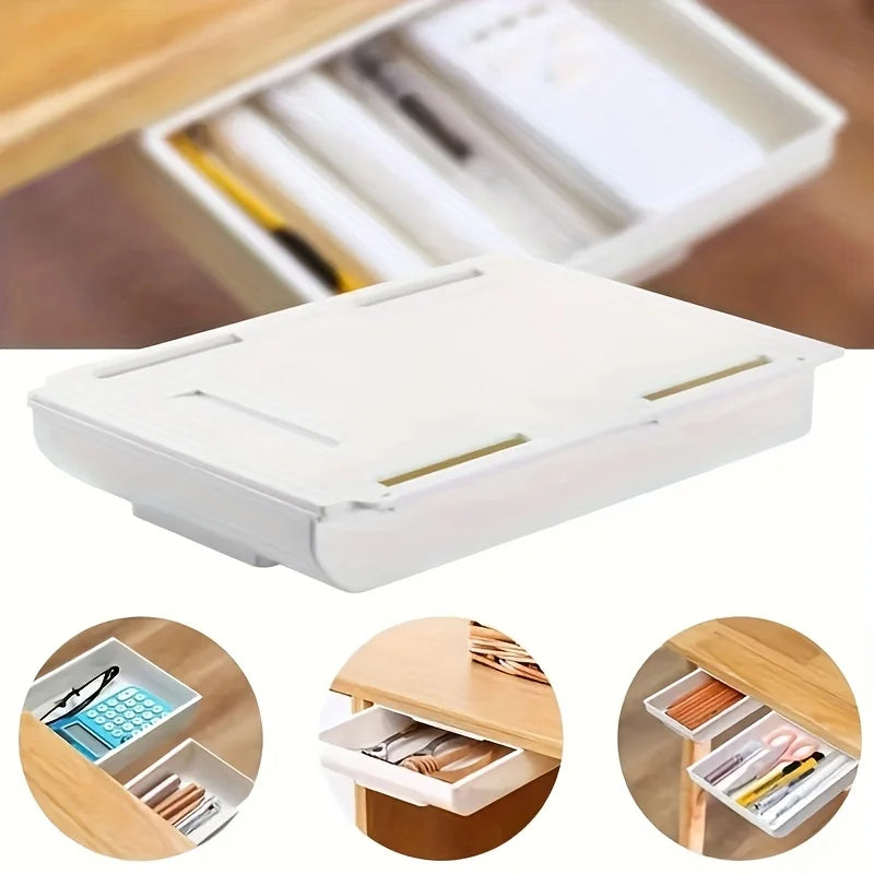 Cajón organizador adhesivo para maquillaje