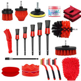 Set cepillos detailing coche