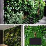 Panel de césped artificial para pared