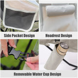 Silla plegable de camping portátil