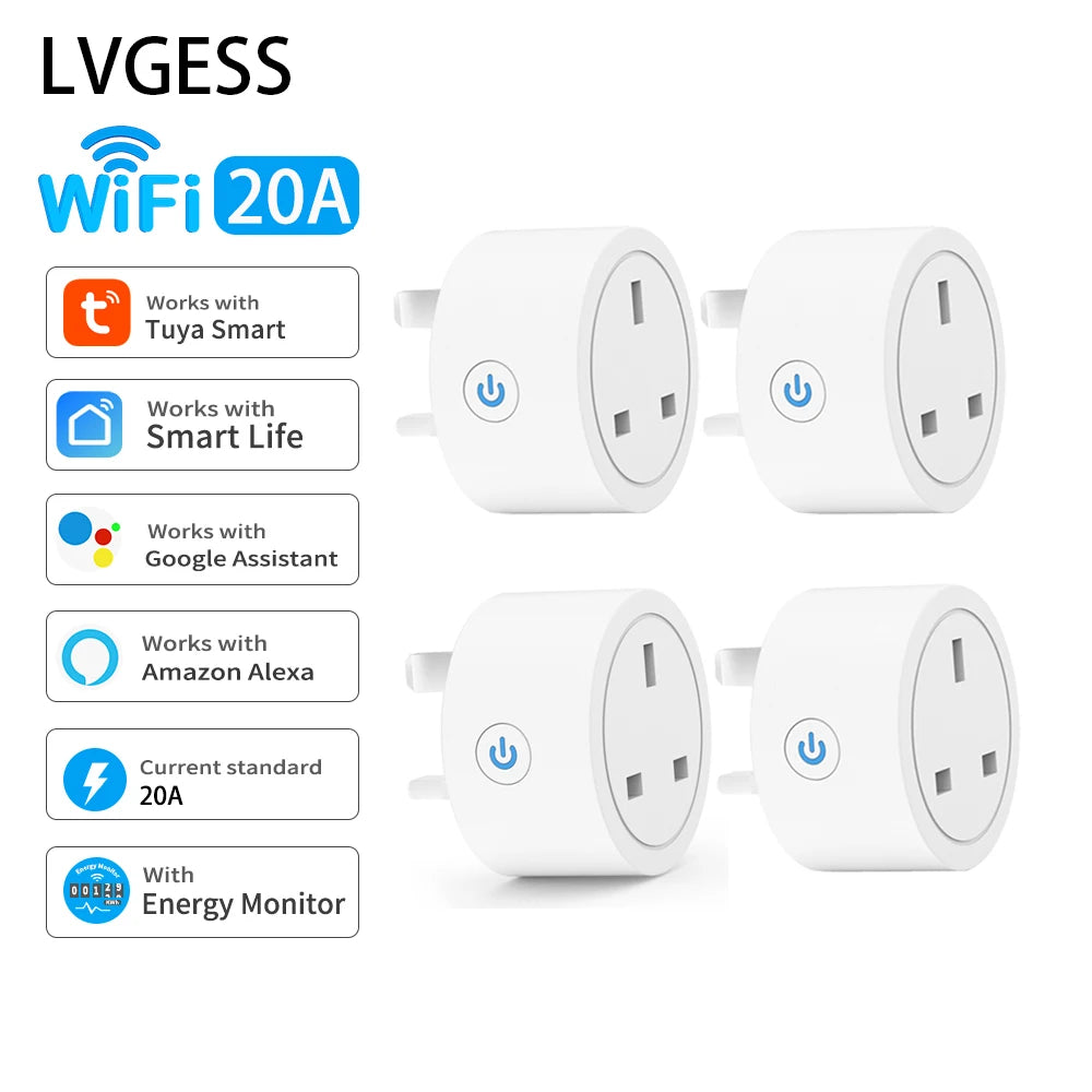 Enchufe inteligente WiFi de 20 A