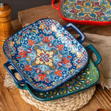 Plato hondo de estilo bohemio de 23 cm