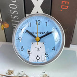 Mini reloj de pared con ventosa antivaho para baño