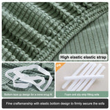 Elastic Jacquard Sofa Cover 1/2/3/4/5 Seater Couch Cover Sofa Covers Versatile Furniture Protection Slipcover For Living Room