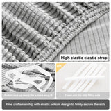 Funda de sofá elástica de jacquard