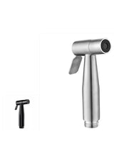 Grifo de baño con ducha de mano de acero inoxidable
