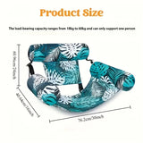 Colchoneta hinchable plegable para piscina y playa