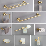 Portarrollos dorado set accesorios baño