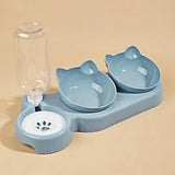 Comedero 3 en 1 con dispensador de agua