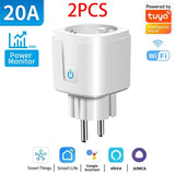 Enchufe inteligente WiFi con medidor de consumo