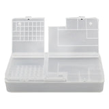 Caja organizadora transparente para componentes