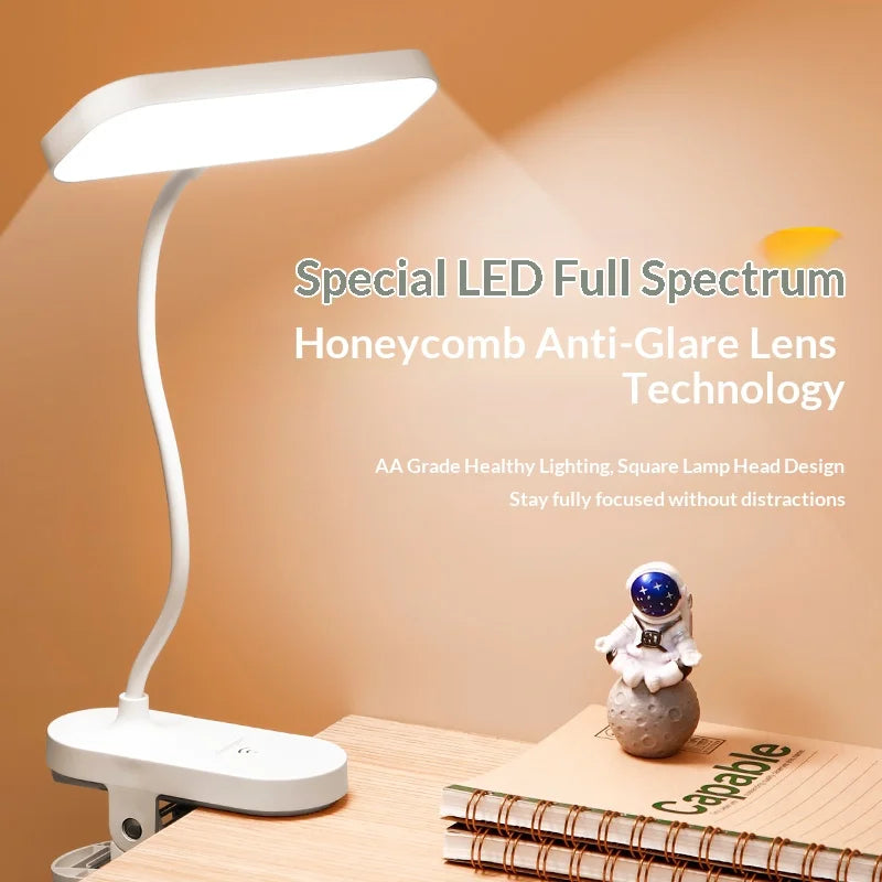Lámpara de pinza LED recargable