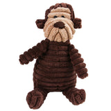 Peluche mordedor de pana con sonido para perro