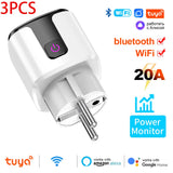 Enchufe inteligente WiFi con medidor de consumo