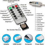 Cortina de luces LED con mando (3-6 m)