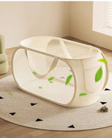 Cesta plegable de malla para juguetes