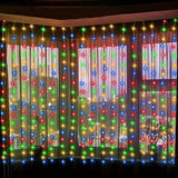 Cortina de luces LED con mando (3-6 m)
