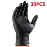 Guantes de nitrilo negro industriales 8 mil
