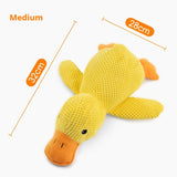 Peluche pato con sonido para perro