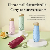 Paraguas mini de bolsillo para sol y lluvia