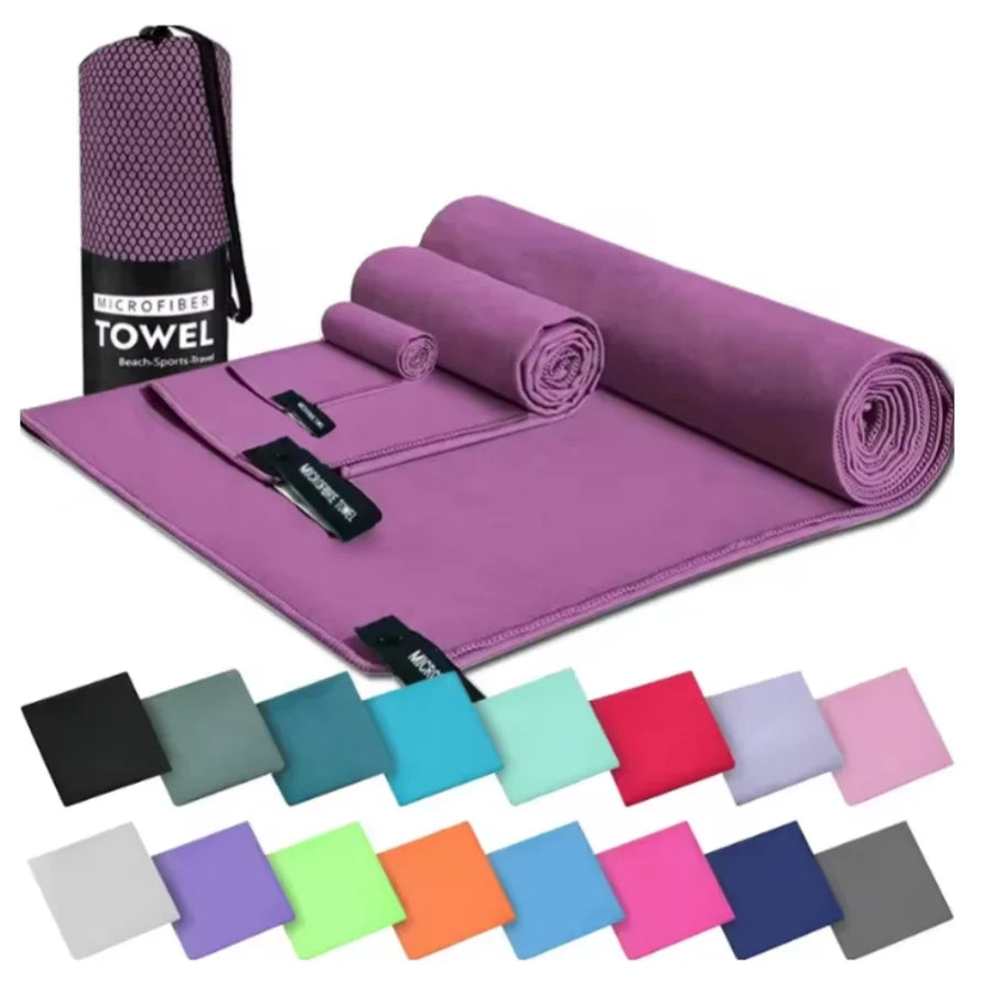 Ultrafine Fiber Sports Towel for Outdoor Travel Swimming And Beach Use Sand-Free High Absorbency Soft Skin-Friendly Convenient