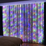 Cortina de luces LED con mando (3-6 m)