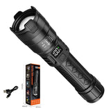 Linterna LED recargable 1000 lm con zoom