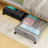 Cajas bajo cama con ruedas y tapa (organizador extraíble)