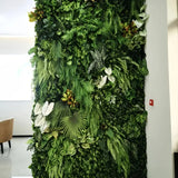 Panel de seto artificial para pared
