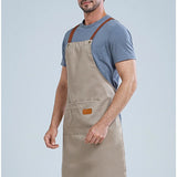 Delantal de cocina impermeable cruzado