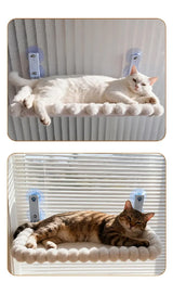 Hamaca de ventana para gatos con ventosas