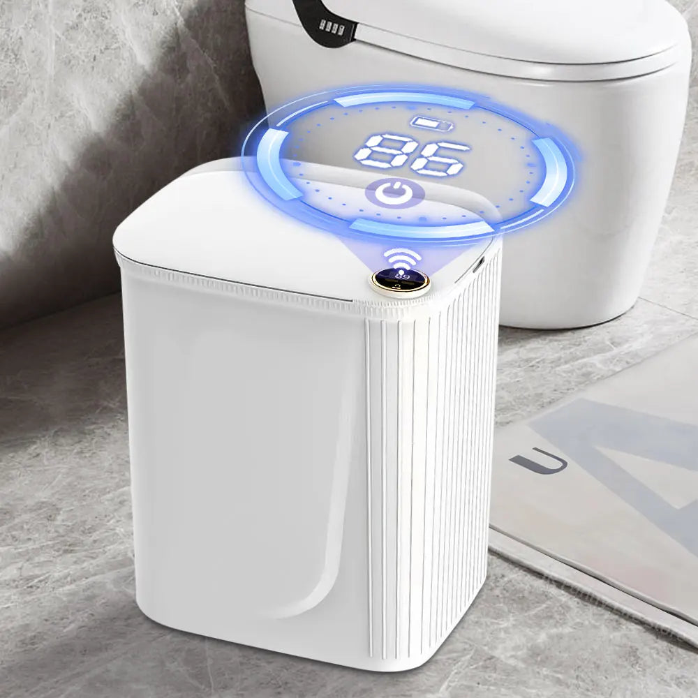 Papelera automática con sensor 20 L y pantalla