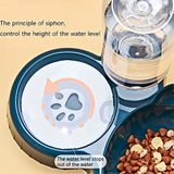 Comedero 3 en 1 con dispensador de agua