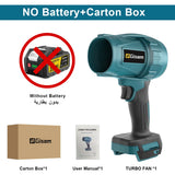 Soplador turbo eléctrico inalámbrico 150000 RPM