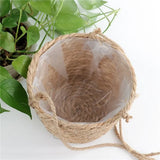 Macetero colgante de macramé para plantas