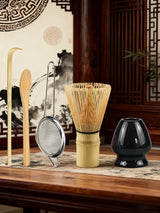 Set de matcha 5 piezas (batidor, colador y cuchara)