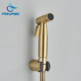Ducha higiénica WC dorada acero inox
